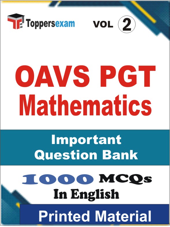 OAVS PGT Mathematics Book in English - Objective MCQ (VOL.2)