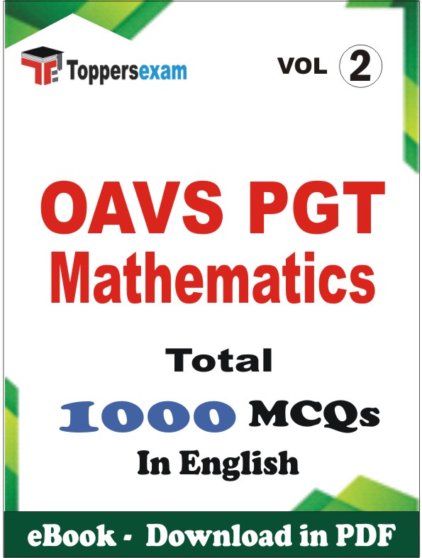 OAVS PGT Mathematics PDF Book In English - MCQ / Objective Questions (VOL.2)