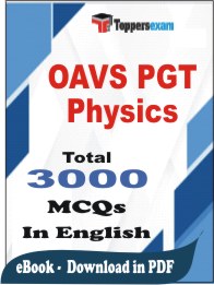 OAVS PGT Physics PDF Book In English - MCQ / Objective Questions