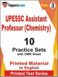 UPESSC Assistant Professor (Chemistry) Book in English - Practice Set (VOL.3)