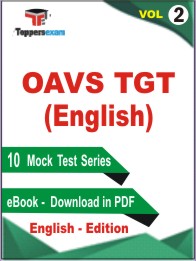 OAVS TGT (English)Test PDF Book in English - Practice Set/ Mock Test (VOL.2)
