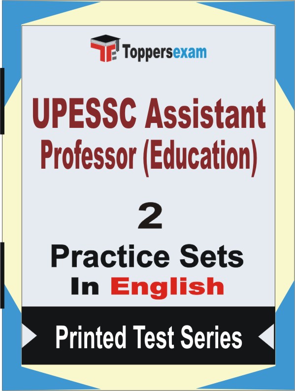 UPESSC Assistant Professor (Education) Book in English - Question Paper / Practice Set