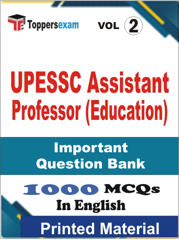UPESSC Assistant Professor (Education) Book in English - Objective MCQ (VOL.2)