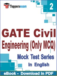 GATE Civil Engineering (Only MCQ) PDF Book In English - Question Paper