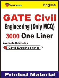 GATE Civil Engineering (Only MCQ) One Liner Book in English