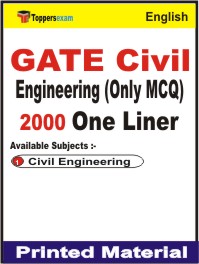GATE Civil Engineering (Only MCQ) One Liner Book in English