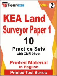 KEA Land Surveyor (Paper 1) Book in English - Practice Set (VOL.2)