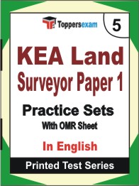 KEA Land Surveyor (Paper 1) Book in English - Mock Test / Practice Set