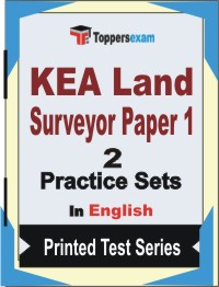 KEA Land Surveyor (Paper 1) Book in English - Question Paper / Practice Set