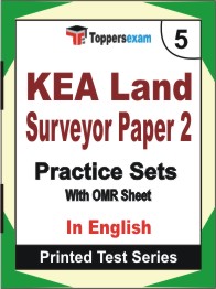 KEA Land Surveyor (Paper 2) Book in English - Mock Test / Practice Set