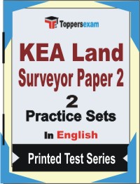 KEA Land Surveyor (Paper 2) Book in English - Question Paper / Practice Set