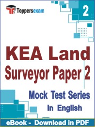 KEA Land Surveyor (Paper 2) PDF Book In English - Question Paper