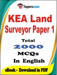 KEA Land Surveyor (Paper 2) PDF Book In English - MCQ / Objective Questions