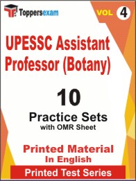 UPESSC Assistant Professor (Botany) Book in English - Practice Set (VOL.4)