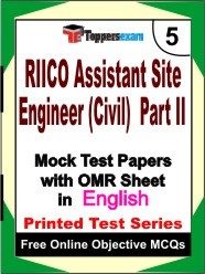RIICO Assistant Site Engineer (Civil) Part 2 Exam Mock Test Papers (Book) in English