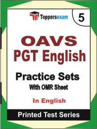 OAVS PGT English Book in English - Mock Test / Practice Set