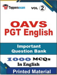 OAVS PGT English Book in English - Objective MCQ (VOL.2)