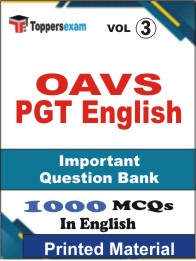 OAVS PGT English Book in English - Objective MCQ (VOL.3)