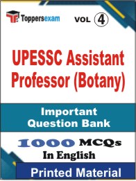 UPESSC Assistant Professor (Botany) Book in English - Objective MCQ (VOL.4)
