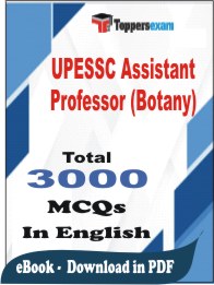 UPESSC Assistant Professor (Botany) PDF Book In English - MCQ / Objective Questions