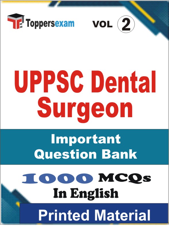 UPPSC Dental Surgeon Book in English - Objective MCQ (VOL.2)