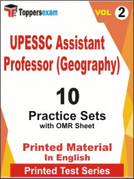 UPESSC Assistant Professor (Geography) Book in English - Practice Set (VOL.2)