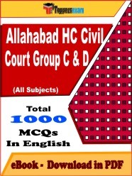 EBook of Allahabad HC Civil Court Group C & D Exam, PDF Format in English