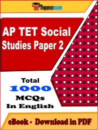 AP TET Social Studies Paper 2 Exam PDF Book In English - MCQ / Objective Questions