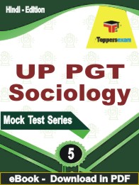 UP PGT Sociology Test PDF Book In Hindi - Practice Set