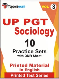 UP PGT Sociology Book in English - Practice Set (VOL.3)