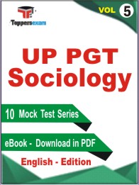 UP PGT Sociology Test PDF Book In English - Mock Test/Practice Set (VOL.5)