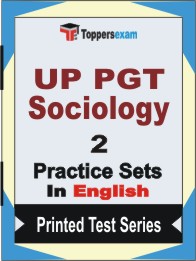 UP PGT Sociology Book in English - Question Paper / Practice Set