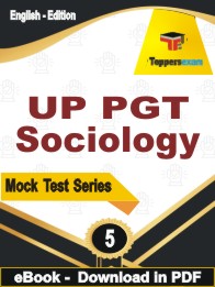 UP PGT Sociology Test PDF Book In English - Practice Set