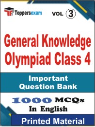 General Knowledge Olympiad (Class 4) Book in English - Objective MCQ (VOL.3)