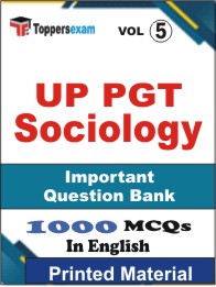 UP PGT Sociology Book in English - Objective MCQ (VOL.5)