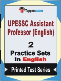 UPESSC Assistant Professor (English) Book in English - Question Paper / Practice Set