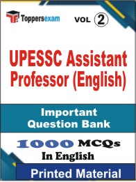 UPESSC Assistant Professor (English) Book in English - Objective MCQ (VOL.2)