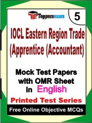 IOCL Eastern Region Trade Apprentice (Accountant) Exam 5 Mock Test Papers (Book) in English
