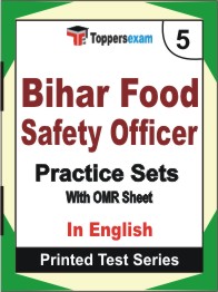 Bihar Food Safety Officer Book in English - Mock Test / Practice Set