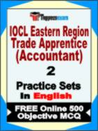 IOCL Eastern Region Trade Apprentice (Accountant) Test Book in English - Question Paper / Practice Set