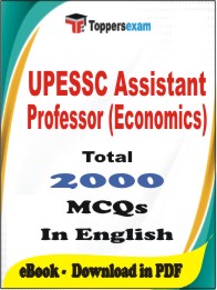 UPESSC Assistant Professor (Economics) PDF Book in English - MCQ / Objective Questions