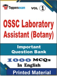 OSSC Laboratory Assistant (Botany) Book in English - Objective MCQ (VOL.1)