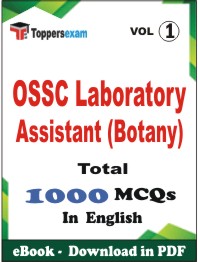 OSSC Laboratory Assistant (Botany) PDF Book In English - MCQ / Objective Questions (VOL.1)