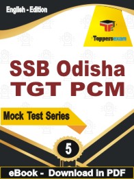 SSB Odisha TGT PCM Test PDF Book In English - Practice Set