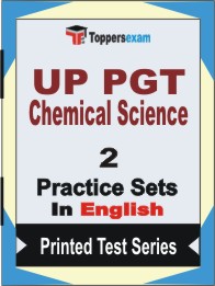 UP PGT Chemical Science Book in English - Question Paper / Practice Set