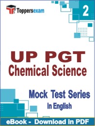 UP PGT Chemical Science Test PDF Book In English - Question Paper