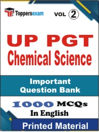 UP PGT Chemical Science Book in English - Objective MCQ (VOL.2)