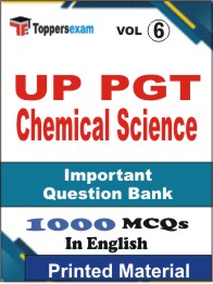 UP PGT Chemical Science Book in English - Objective MCQ (VOL.6)