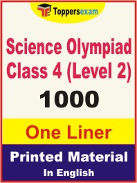 Science Olympiad Class 4 (Level-2) One Liner Book in English