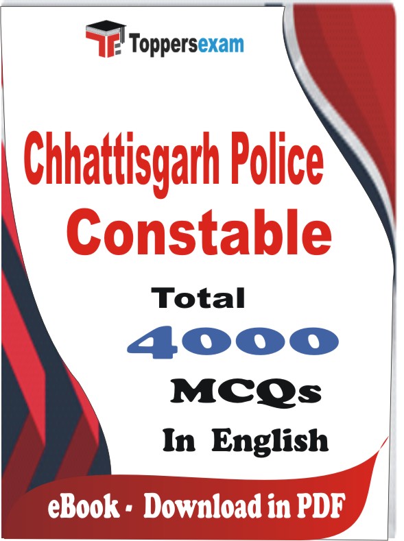 Chhattisgarh Police Constable PDF Book In English - MCQ / Objective Questions